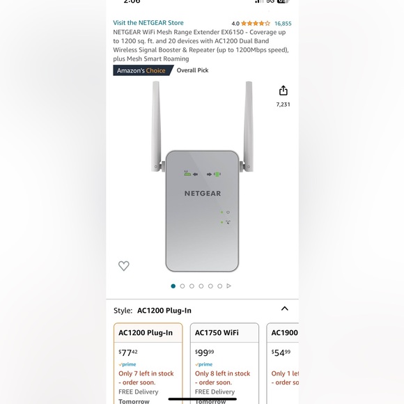 Wifi Mesh Extender AC1200 BRAND NEW NEVER OPENED - Picture 4 of 4